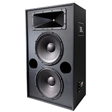 Two 15-inch woofers with 2.5-inch aluminum ribbon wire voice coils provide powerful, detailed lowfrequency response