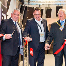 Highlight of the day was the official opening of the new premises by the guests of honor George Simons, Mayor of Peterborough