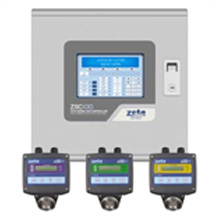 The detectors linked to the monitoring panel can be for the same gas or for mixed gasses