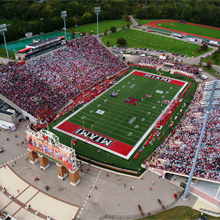 Community R.5 and R.25 loudspeakers provide coverage beneath the stands, in restrooms and in the concessions area