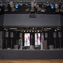 Following a recent and extensive renovation, the venue was fitted with an Electro-Voice XLD line-array system