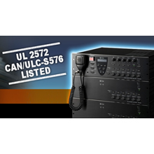 Already bearing the European EN 54-16 certification, TOA VM-3000 and its associated products, including power supplies now carries UL 2572 and CAN/ULC-S576 certification