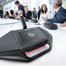 Bosch DICENTIS Wireless Conference System features Smart Wireless Management