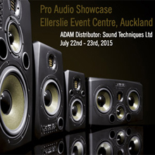 ADAM Audio was present at the Pro Audio Showcase at Ellerslie Event Centre in Auckland, New Zealand from July 22nd - 23rd