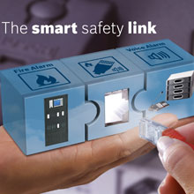 Bosch alarm panel and evacuation system are connected via Ethernet, resulting in several major benefits