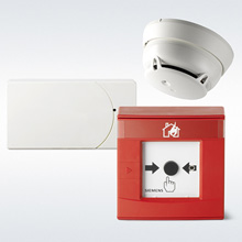 The fire detection system is especially suitable for use in locations where the wiring of fire detectors is impossible or undesirable