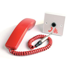 During emergency, a fire officer can plug their EVC301/PH portable handset into the jack plate to open up a speech channel with the main SigTEL controller